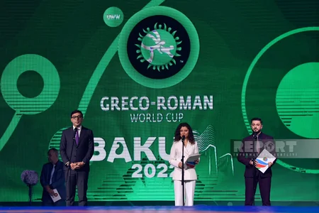 Bakıda yunan-Roma güləşi üzrə Dünya Kubokunun açılış mərasimi keçirilib