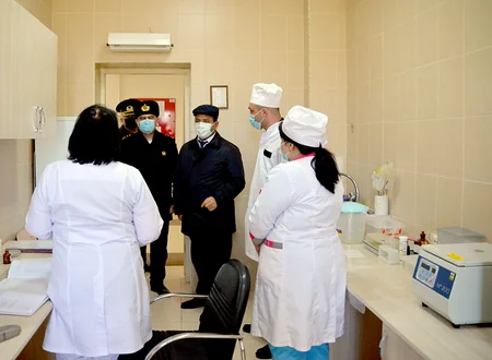 Представители Аппарата омбудсмена посетили воинскую часть ВМС