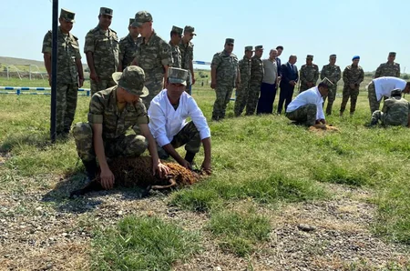 Events held in Azerbaijani Army on occasion of Eid al-Adha