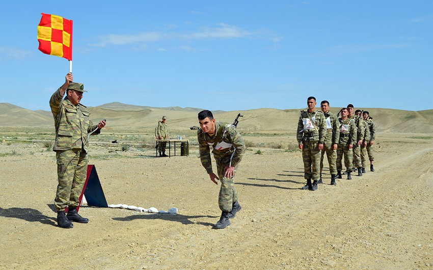 Azərbaycan Ordusunda hərbiləşdirilmiş kross birinciliyi keçirilib
