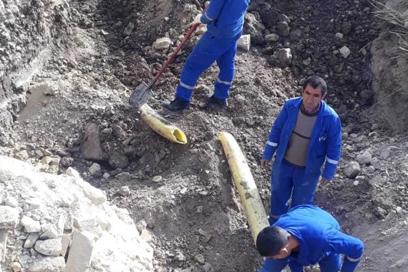 Şamaxıda dünən axşam bərpa olunan qaz xətti yenidən qırılıb