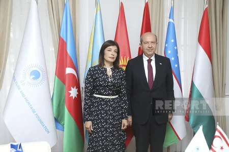 Şimali Kipr Prezidenti Beynəlxalq Türk Mədəniyyəti və İrsi Fondunda olub