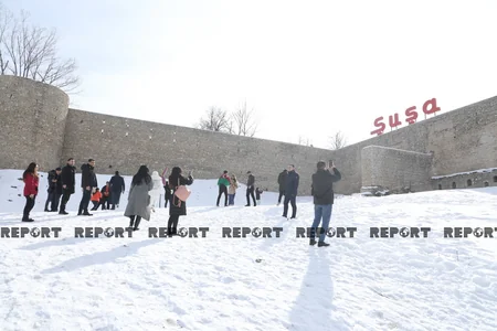 Qarabağın incisi Şuşaya növbəti səfərdən - FOTOREPORTAJ