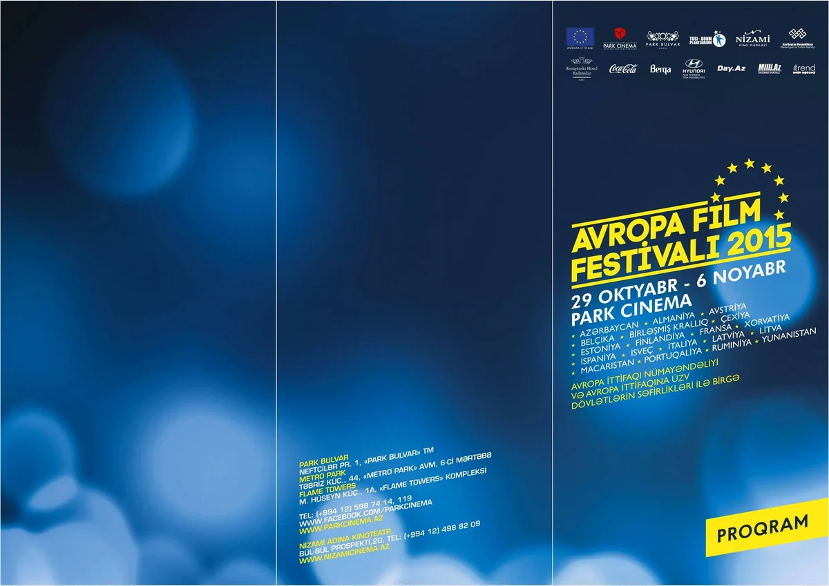Avropa Kinosu Festivalının proqramı açıqlanıb