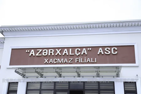 “Azərxalça”nın Xaçmaz filialında 57 nəfər çalışır