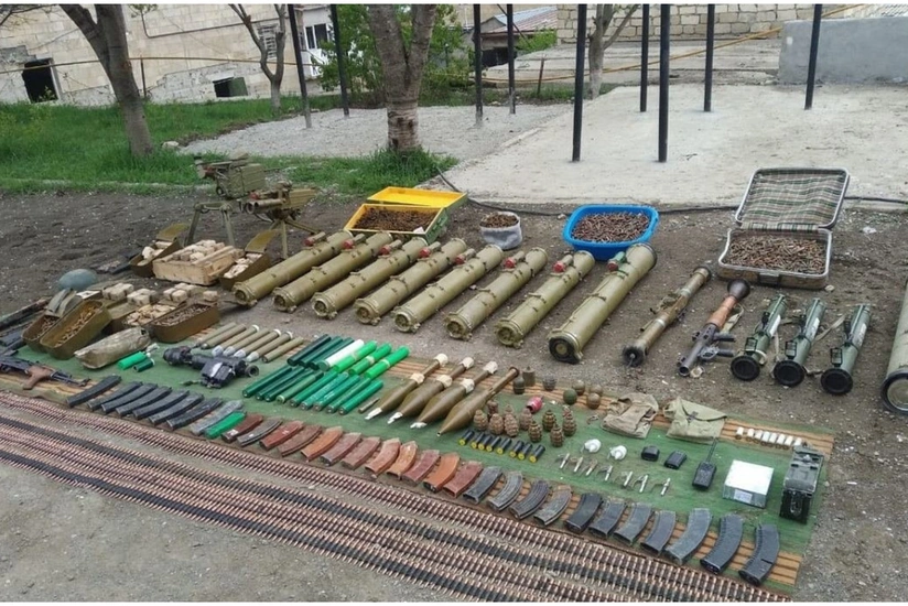 Обнародовано число боеприпасов, обнаруженных ГПС в азербайджанской части Каспия