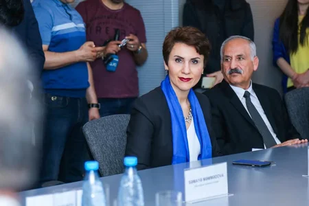 Dövlət Bədən Tərbiyəsi və İdman Akademiyasında FİG prezidentinə fəxri doktor adının verilməsi münasibətilə tədbir keçirilib