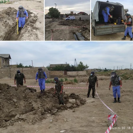 Bakıda qumbara tapıldı