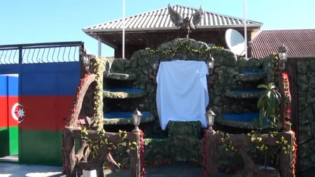 Salyanda şəhid bulağının açılışı olub