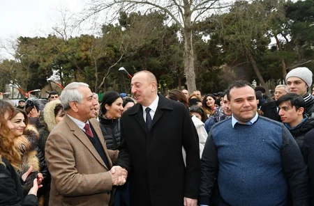 Prezident İlham Əliyev Novruz bayramı münasibətilə ümumxalq şənliyində iştirak edib - YENİLƏNİB-3