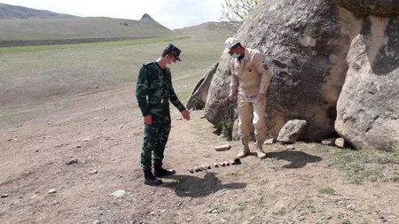 Qazaxda top mərmiləri və partladıcı tapılıb