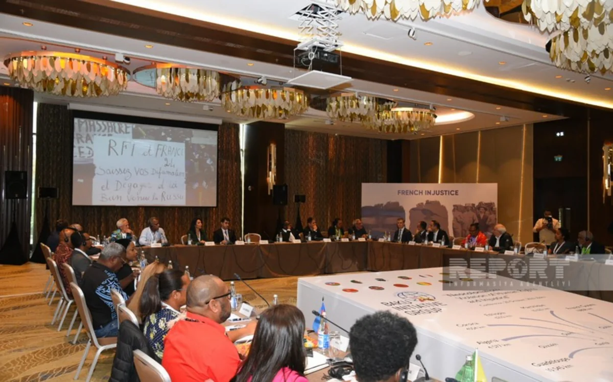 “Rossiya 24” Bakıda keçirilən beynəlxalq konfransla bağlı süjet hazırlayıb