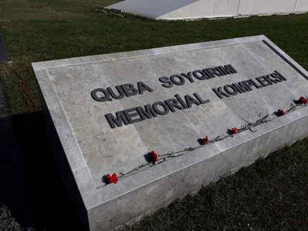 Quba Soyqırımı Memorial Kompleksində soyqırımı qurbanları anılır