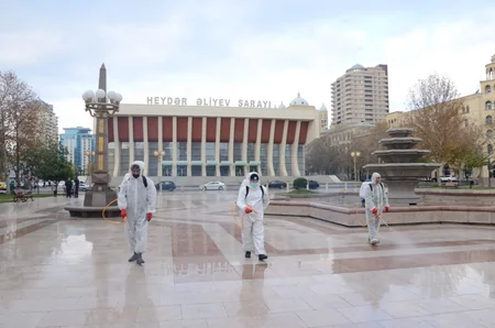 В Баку продезинфицировали 546 улиц