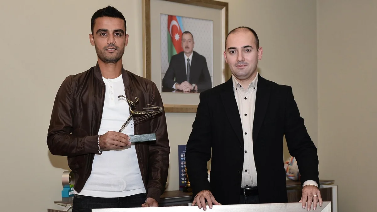Azərbaycan millisinin sabiq futbolçusu AFFA-da təltif edilib