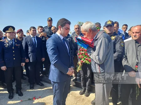 Yol qəzasında həlak olan polis serjantı Naxçıvanda dəfn edilib - YENİLƏNİB