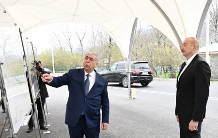 Prezident Böyük Pirəli-Kiçik Pirəli-Xırxatala-Cığatelli-Həmzəli avtomobil yolunun açılışında iştirak edib - YENİLƏNİB