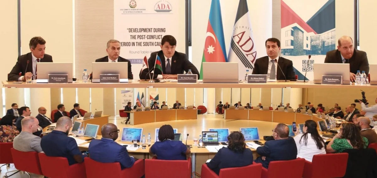 “Cənubi Qafqazda post-münaqişə dövründə inkişaf” mövzusunda beynəlxalq tədbir keçirilib