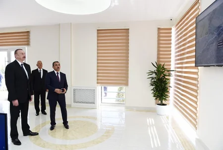 İlham Əliyev Xaçmaz şəhərinə içməli suyun verilməsi mərasimində iştirak edib - YENİLƏNİB