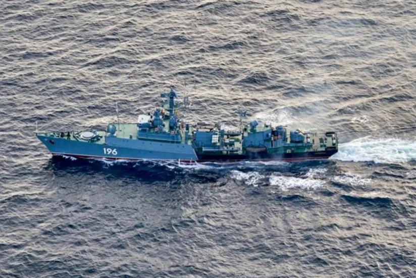 Нидерландские ВМС проследили за прохождением отряда кораблей РФ в Северном море