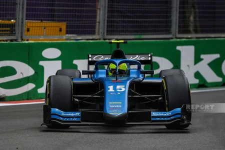 Oliver Bearmanın qalib gəldiyi “Formula 2” yarışından FOTOREPORTAJ