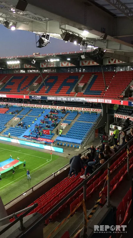 Norveç - Azərbaycan matçına azarkeş marağı xeyli aşağı səviyyədədir - FOTO
