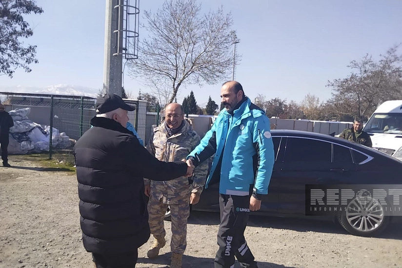 Türkiye's deputy health minister visits Azerbaijan MES mobile field hospital in Kahramanmaras