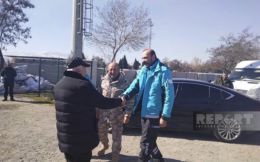 Türkiye's deputy health minister visits Azerbaijan MES mobile field hospital in Kahramanmaras