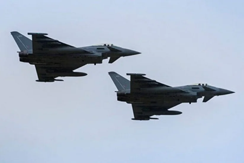 Британия подняла истребители над Черным морем из-за российских самолетов