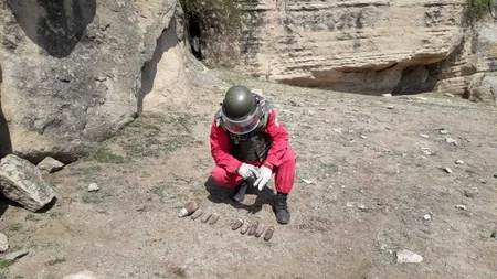 Qazaxda top mərmiləri və partladıcı tapılıb