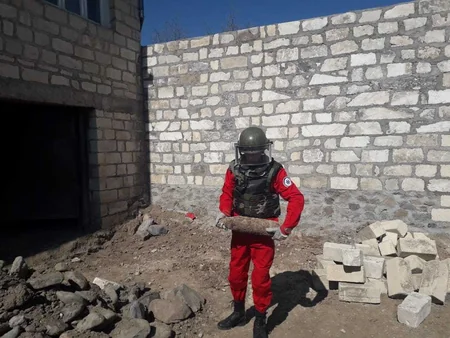 Tovuzda top mərmisi tapılıb