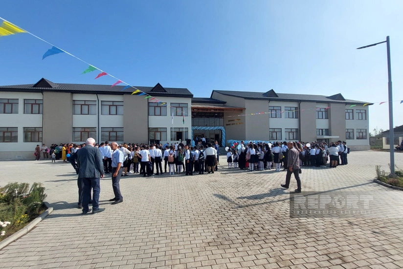 School built by Heydar Aliyev Foundation in Salyan’s Shorsulu village put into operation