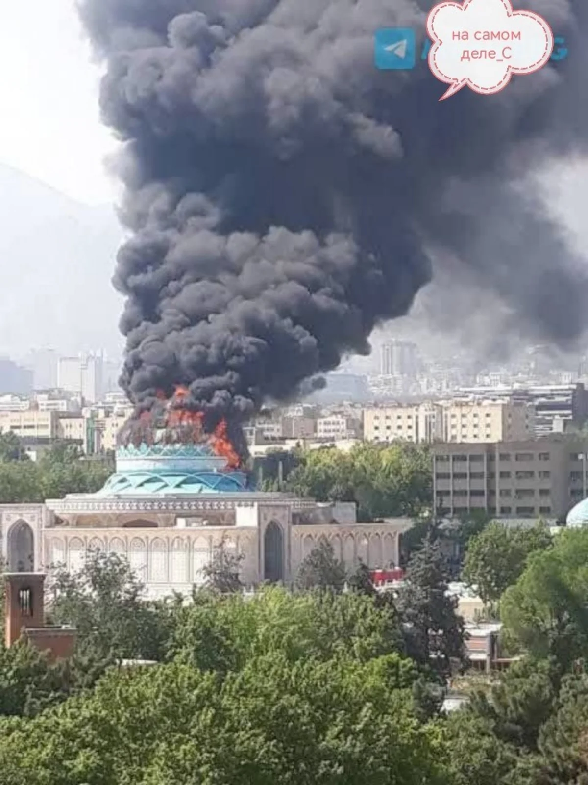 Tehranda kiberpolis binası İsrail zərbələri nəticəsində dağılıb