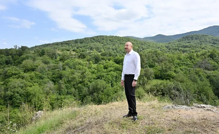 İlham Əliyev Xocalının işğaldan azad edilmiş Çanaqçı və Sığnaq kəndlərində olub