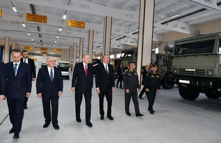 Turkish, Azerbaijani Presidents attend inauguration of Nakhchivan Restoration and Production Complex