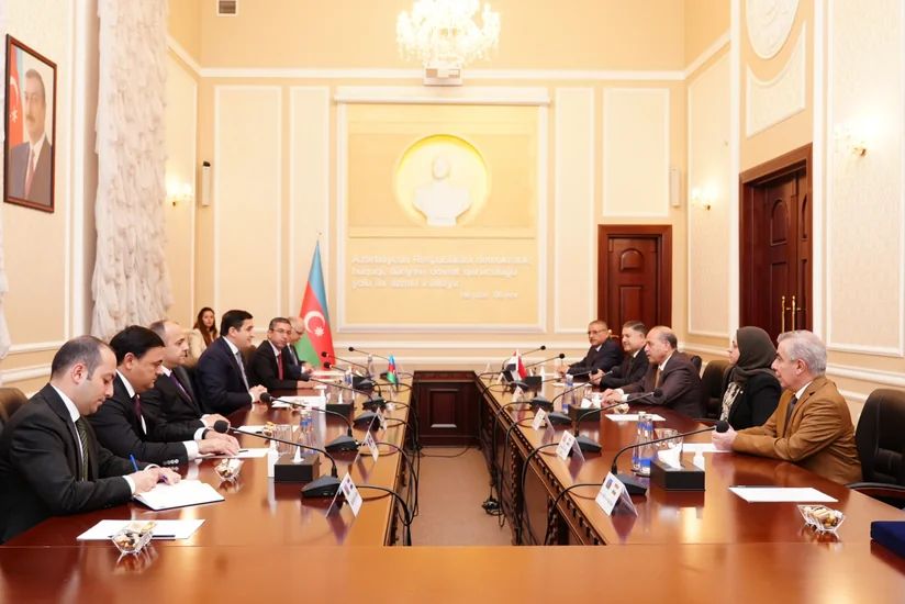 Fərid Əhmədov İraq Federal Ali Məhkəməsinin sədri ilə görüşüb