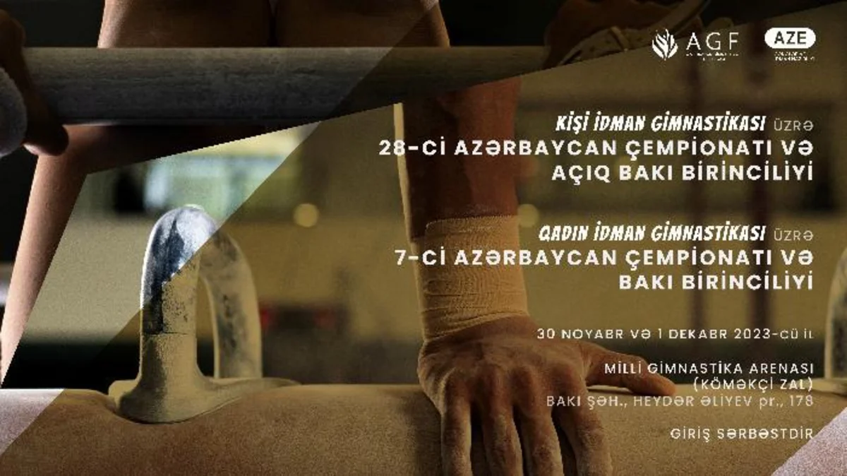Kişi və qadın idman gimnastikası üzrə Azərbaycan çempionatları keçiriləcək