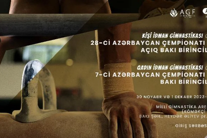 Kişi və qadın idman gimnastikası üzrə Azərbaycan çempionatları keçiriləcək