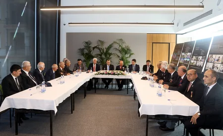 Türkiyənin ehtiyatda olan zabitləri və müharibə veteranları Azərbaycana gəliblər
