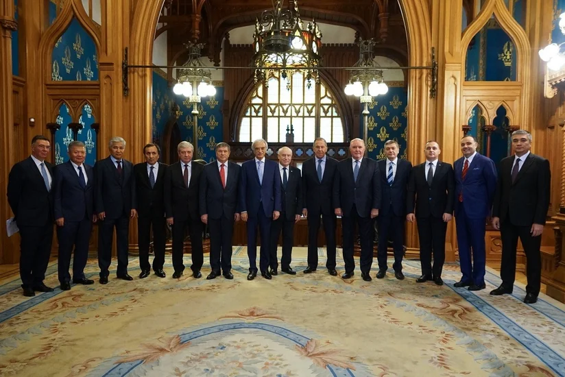 Rusiyanın XİN başçısı MDB ölkələrinin səfirləri ilə görüşüb