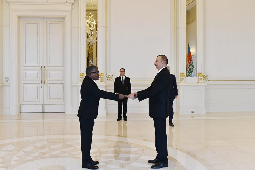 President Ilham Aliyev receives credentials of incoming Sudanese ambassador