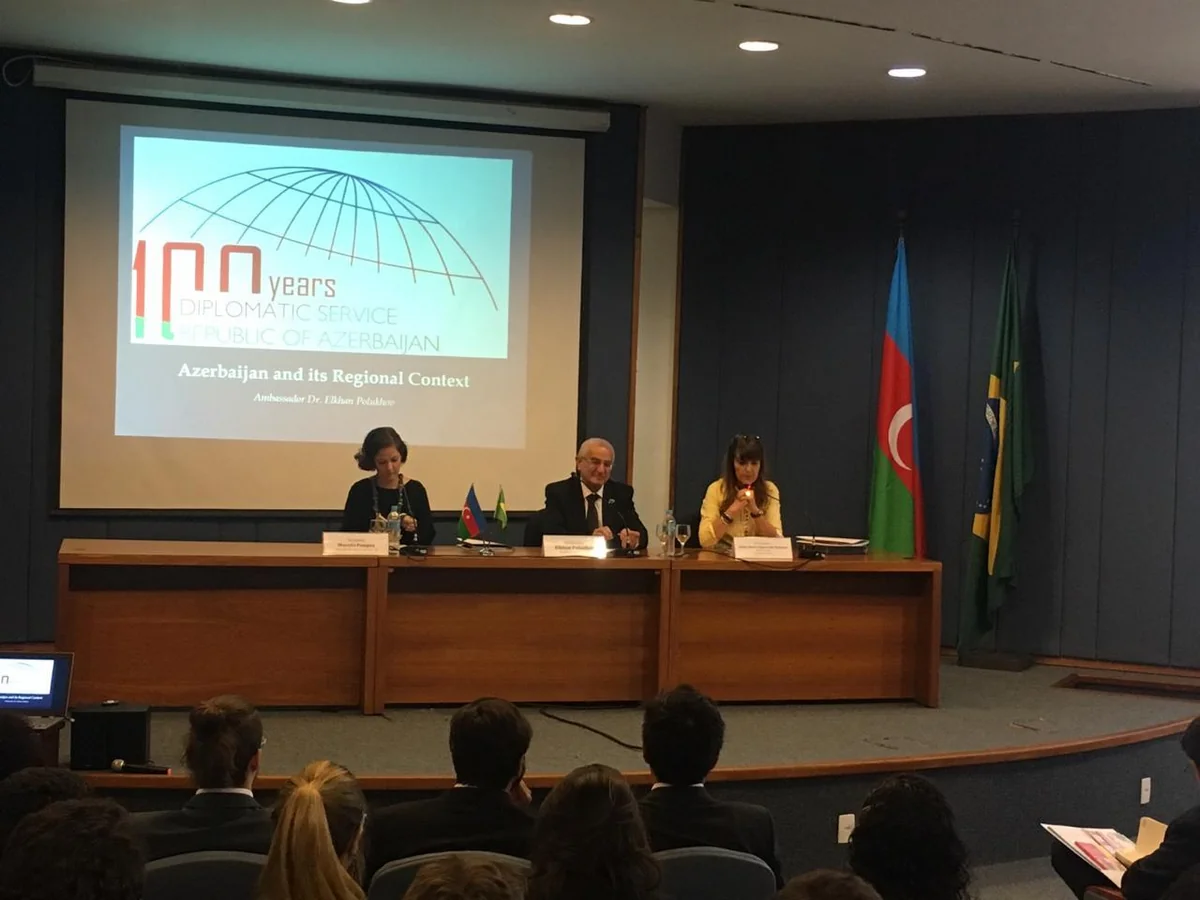 Braziliyada Azərbaycan diplomatik xidmət orqanlarının 100 illiyi ilə bağlı təqdimat olub