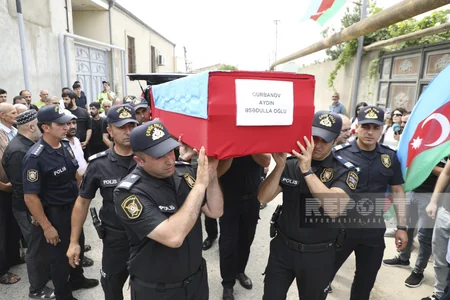Maştağada Birinci Qarabağ müharibəsinin şəhidi Aydın Qurbanov dəfn edilib - YENİLƏNİB