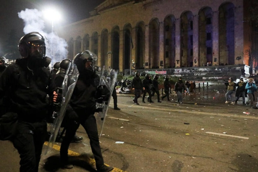 Tbilisidəki mitinqdə etirazçıların kütləvi həbsinə başlanılıb