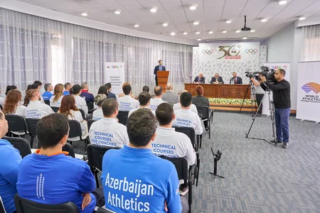 Bakıda atletika məşqçiləri üçün texniki kursa yekun vurulub
