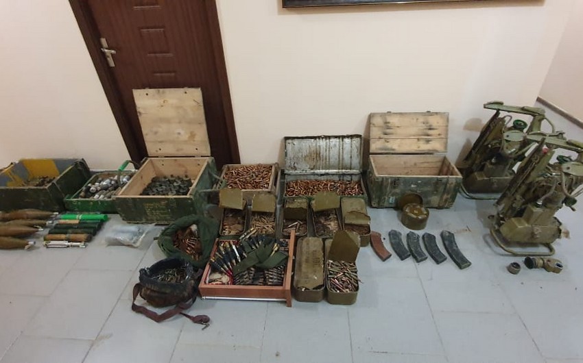 Xocavənddə düşmənin atıb qaçdığı silah-sursat aşkarlandı
