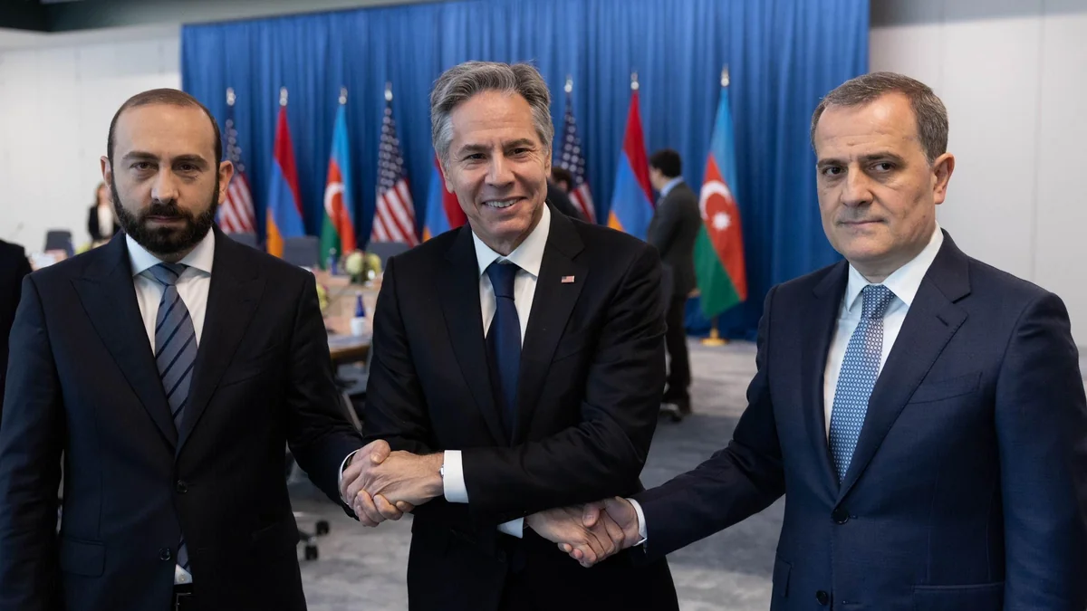 Blinken to meet with Bayramov, Mirzoyan in Washington today