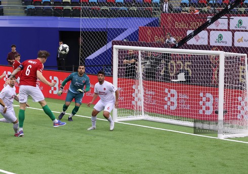 Milli Gimnastika Arenasında minifutbol üzrə dünya çempionatının daha bir oyunu keçirilib