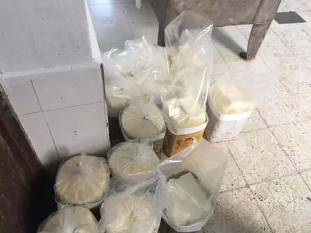 Masallıda qanunsuz pendir sexi aşkarlanıb - FOTO