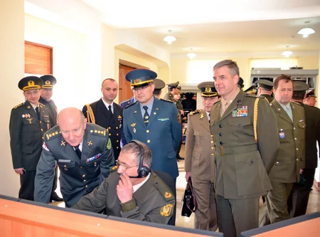 Xarici ölkələrin hərbi attaşeləri Heydər Əliyev adına Azərbaycan Ali Hərbi Məktəbində olublar